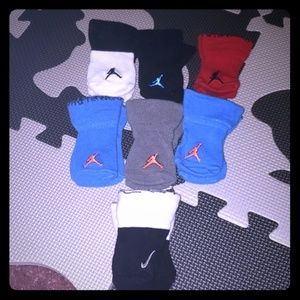 Jordan and Nike socks
